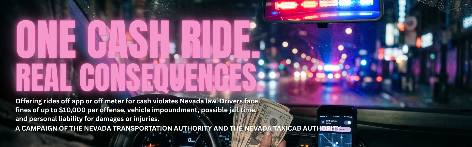 Illegal Transportation Website Banner